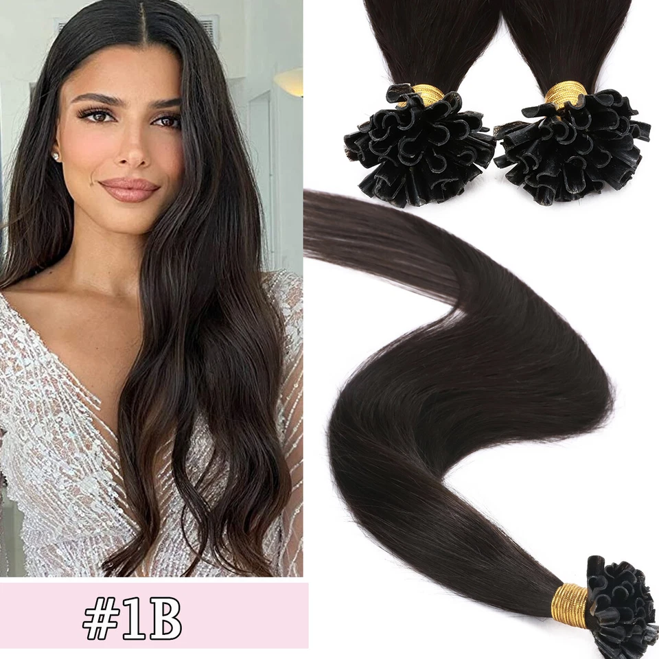 200 Strähnen Keratin Bonding Hair Extensions 100% Remy Echthaar Haarverlängerung