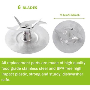 Blender Blade Sealing Ring Base Blender Cutter for Oster Pro 1200W Blender