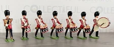 DUCAL LEAD FIGURE - SCOTTISH SOLDIERS - SEAFORTH HIGHLANDERS - DRUMS X 7 🔥 3