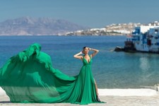 Long Flying Dress | Flying Dress for Photoshoot| Long Train Dress | Photoshoot