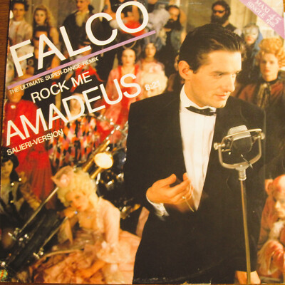 Schallplatte FALKO ''ROCK ME Amadeus'' ultimativer SuperDANCE-Remix+Urban Tropical