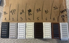 Lutron Ra2 HomeWorks RKD-W6BRL  BL TP WH AL BR BI SI ES 6-Button Replacement Kit