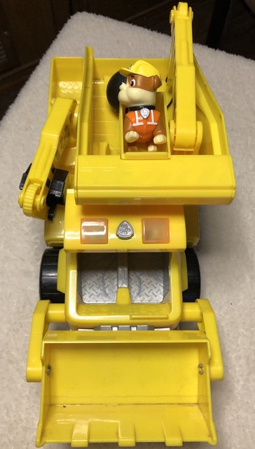 paw patrol ultimate rescue construction truck with lights