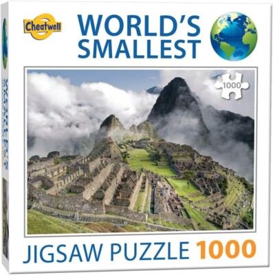 Kleinstes Puzzle der Welt Machu Picchu 1000 Teile Puzzle Cheatwell Games