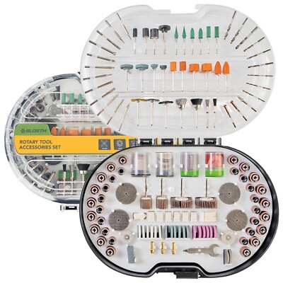 BLOSTM Rotationswerkzeug Zubehör Set 276-teilig Schnitt Schleifen Schleifen Schnitzen Polieren Eisen Kit