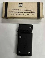 In Box EV Game "45" RPM Automatic Spindle Adapter Model 452SF!