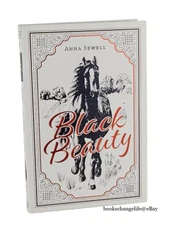 BLACK BEAUTY by Anna Sewell Soft Faux Leather Cover Classic book *Brand New*