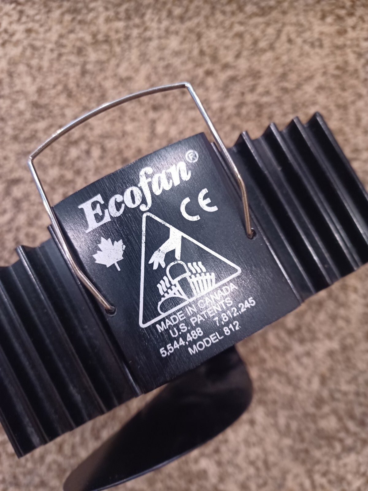 Ecofan AirMax 812AMXBX Classic Styled Heat Powered Wood Stove Fan eBay