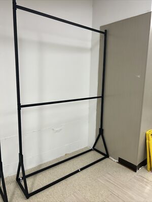 Used Dress Rack used retail clothing racks. 5W x 7H 2 Tiered Clothing Racks | eBay