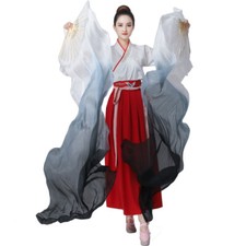 New 1.2/1.5/1.8/2/2.5M Right Hand Women Dance Bamboo Fan Dance Fan Veil Gift