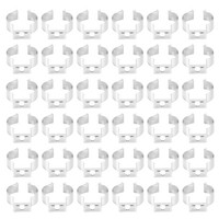 120Pcs T8 Led GlüHbirnen U Clips Halter LeuchtstoffröHrenlampenhalterung A2T4