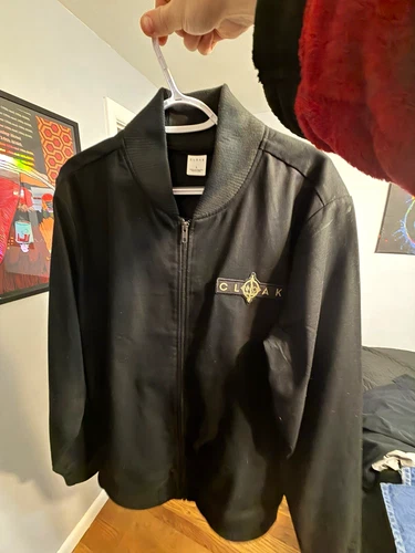 Cloak Elden Ring Shadow of the Erdtree Men’s Black Bomber Jacket L Full Zip - product listing photo