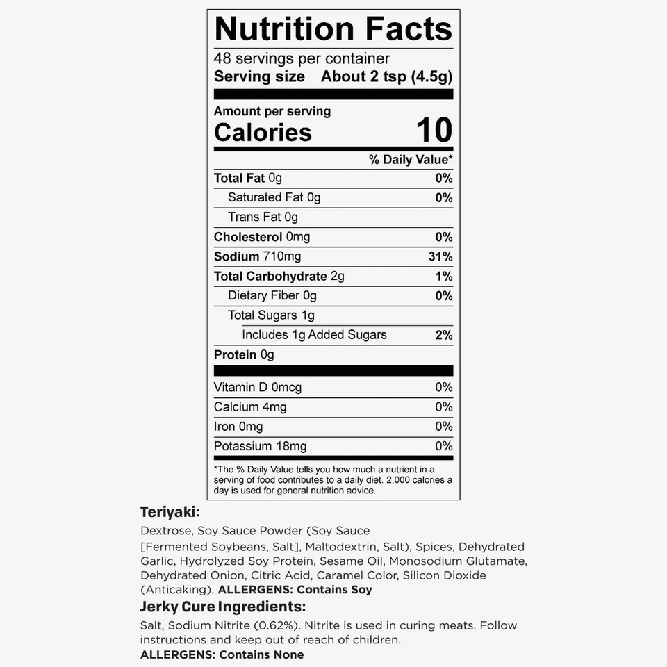 Condimento cecina Nesco Teriyaki, 6 lb. Rendimiento BJT-6 Nesco BJT-6 029517101796 Foto 3 de 4