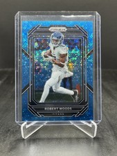 2022 Panini Prizm Football Robert Woods Blue No Huddle 66/79 #285