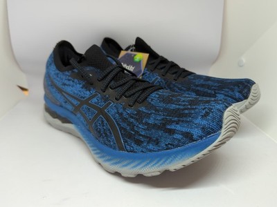 ASICS Gel Nimbus 23 Knit Mens Running Shoes Sheet Reborn Blue Black Sz 11 NIB