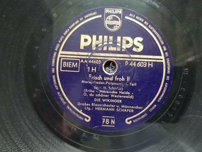 Die Wikinger - Frisch und froh II Schellack 78 rpm