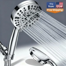 Shower Head with Handheld, High Pressure 10 Modes with 59" Stainless Stee