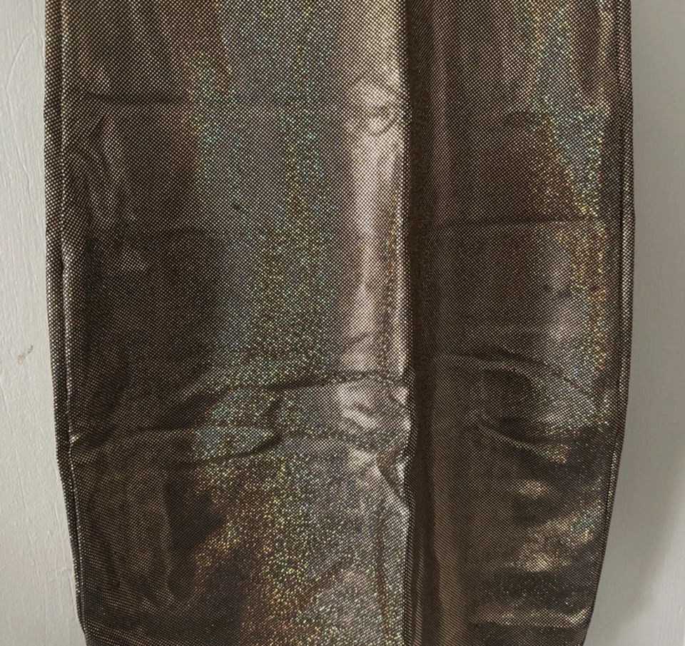 Bodycon dorado vintage American Apparel talla L Foto 3 de 4