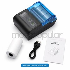 Thermal Printer, Mini Thermal Receipt Printers with 58mm Print Paper Roll Retail
