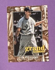 Topps 2024 Series 1 Grand Gamers Ted Williams Boston Red Sox Card #GOG-15