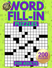 Word Fill-In Puzzles: Challenge Your Brain with This Fill in Crossword Puzzle Bo