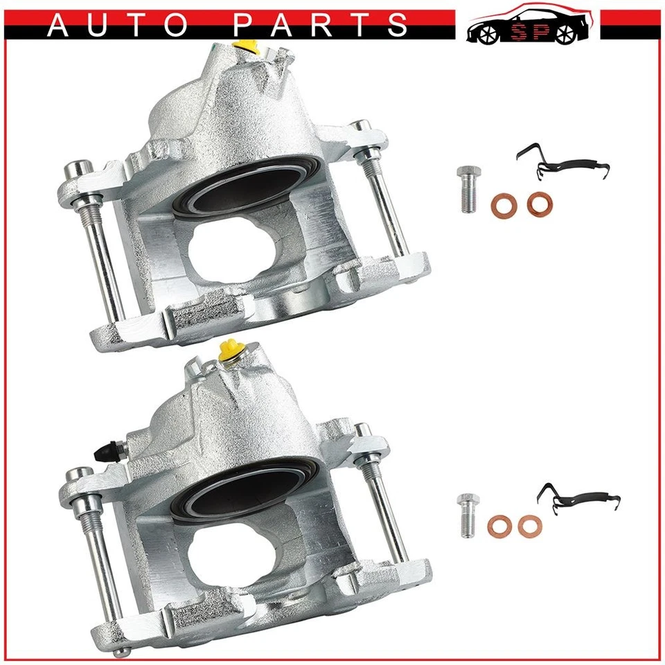 2x Front Left Right Disc Brake Calipers For 1973-1976 Chevy Malibu Monte Carlo - Image 2 of 4