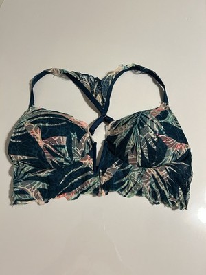 Victoria s Secret Pink Date Push Up Lace Racer Back Lightly Padded Bra 36B