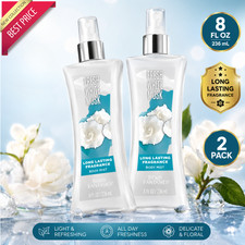 Body Fantasies Signature Fresh White Musk Body Spray, 8 fl.oz. Pack of 2