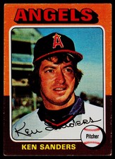 1975 Topps #366 Ken Sanders- POOR
