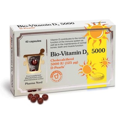 Pharma Nord Bio-Vitamin D3 125mcg 5000IU 30 Kapseln - 2er Pack