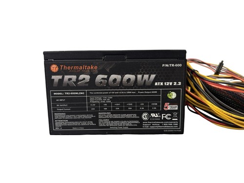 Thermaltake TR2-600W 600W ATX Desktop Power Supply PSU | tested working - 第 2/4 張圖片