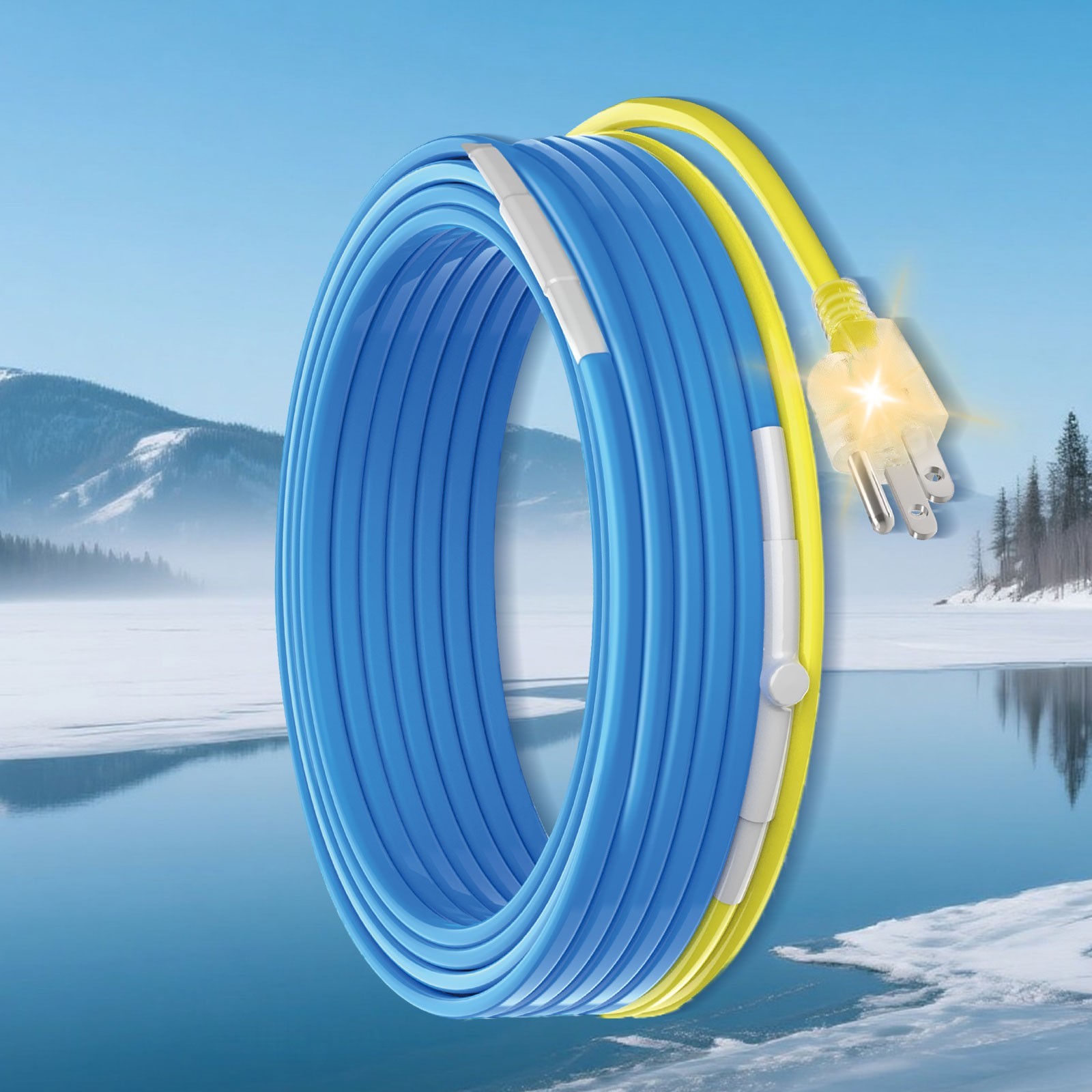 YeloDeer Heating Cable for Water Pipes –Energy-Efficient