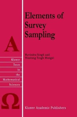 Elements of Survey Sampling, Hardcover by Singh, Ravindra; Singh Mangat, Naur...