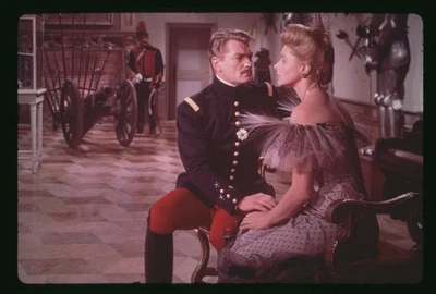 Diapositive Elena et les hommes 1956 Jean Renoir - Jean Marais & Ingrid Bergman - Photo 1/2