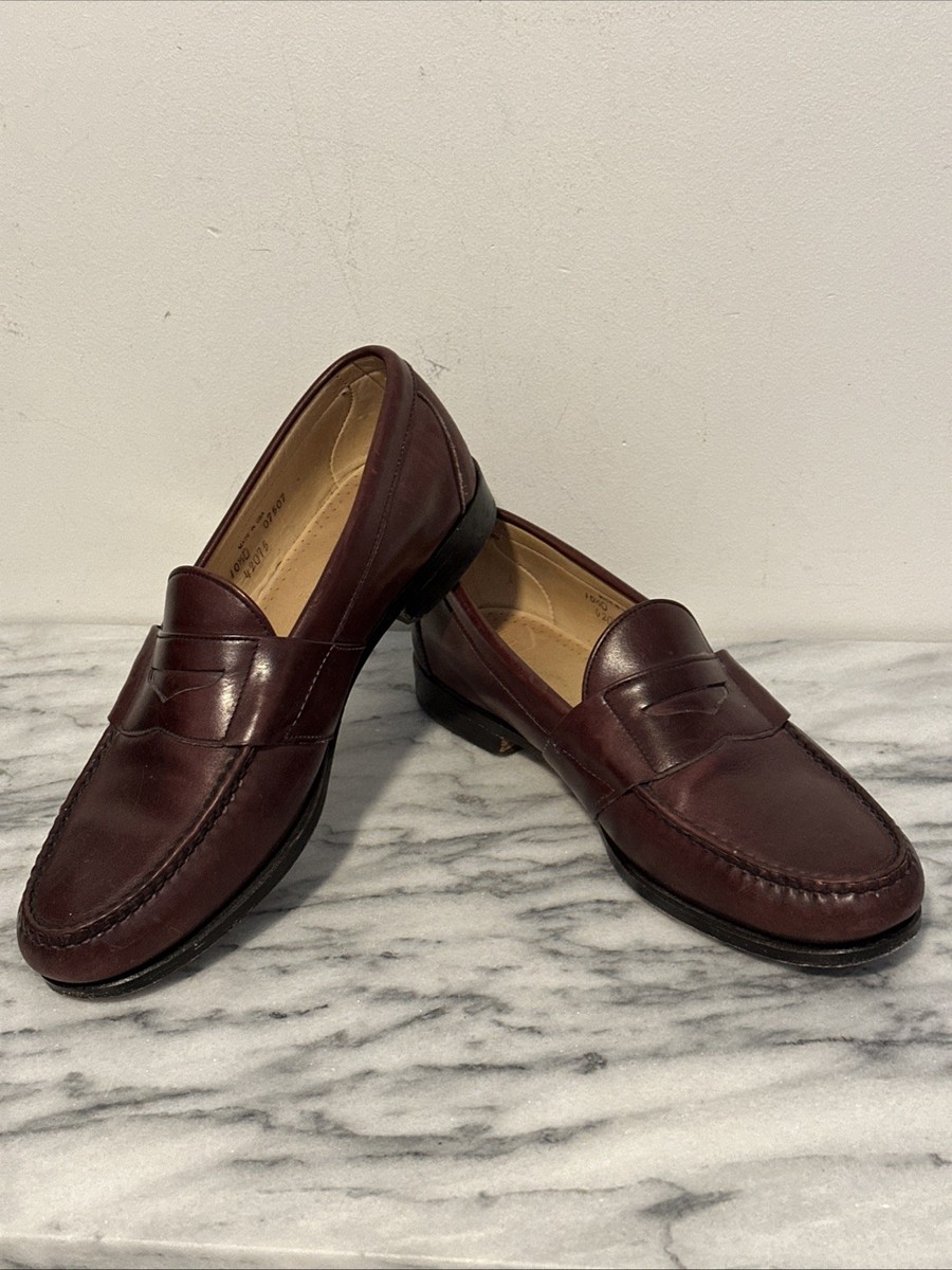 Allen Edmonds Mens 10D Cameron Oxblood Burgundy Leather  display picture 1