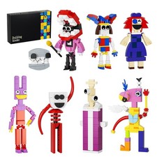 8 Stck. MOC The Amazing Digital Circus Cartoon Minifiguren Baustein Set Verpackt