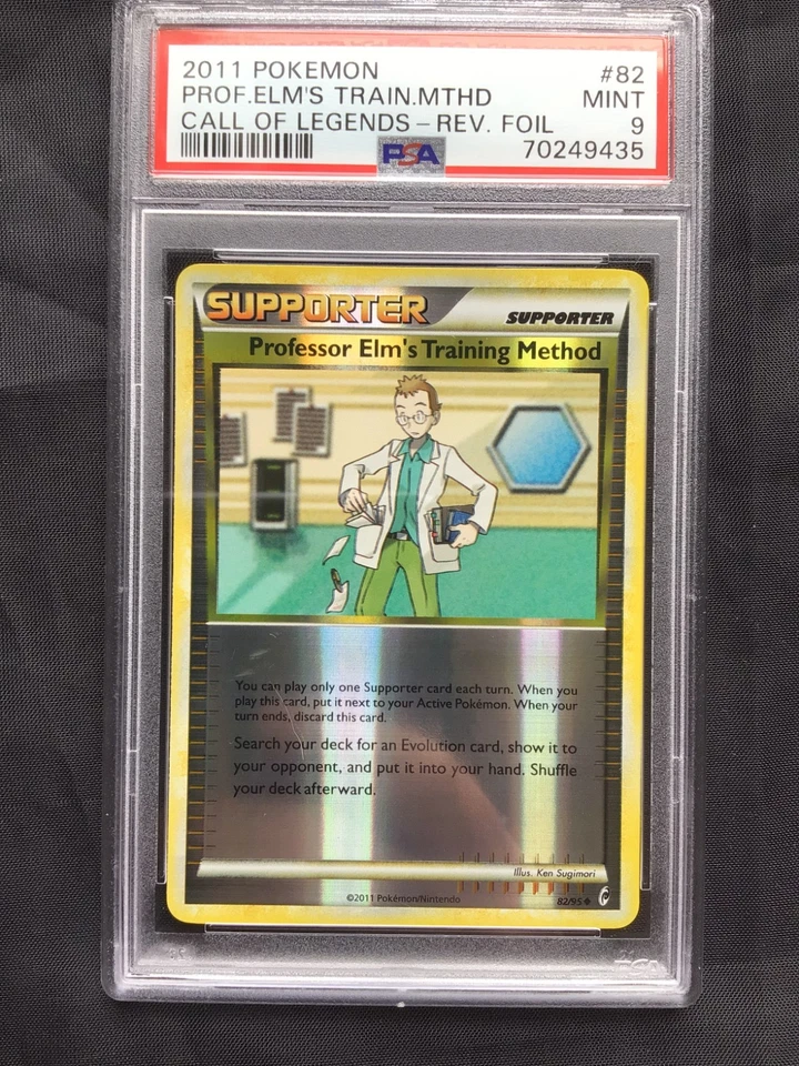 Pokemon: Call of Legends Rev. Holo: Professor Elm's Training Method 82/95 PSA 9 - Image 2 of 4