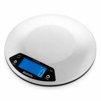 Brabantia Digitale KüChenwaage Profile Digitalwaage Grammwaage Stahl Matt Steel