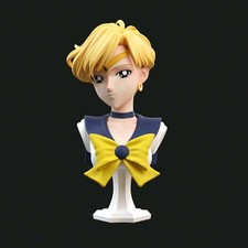 1/3 Sailor Uranus Sailor Moon Bust Resin Model Kit Garage Kit Figur