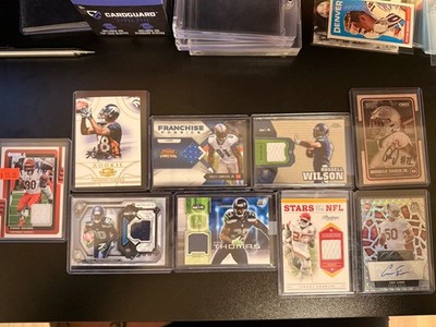 Topps Panini NFL Autographed Patch Card Lot - Johnson Jr., Wilson, Bengals