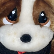 WT Sad Brown Puppy Plush Stuffed Bouquet  Sad Sam  Honey  Dakin