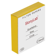 Qualitative Filter Paper, 100 Packs Slow Flow Rate Cellulose Filter Paper Circle