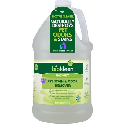 Bac-Out Pet Stain Remover - Enzymatic, Natural, Plant-Based Destroys Stains &...