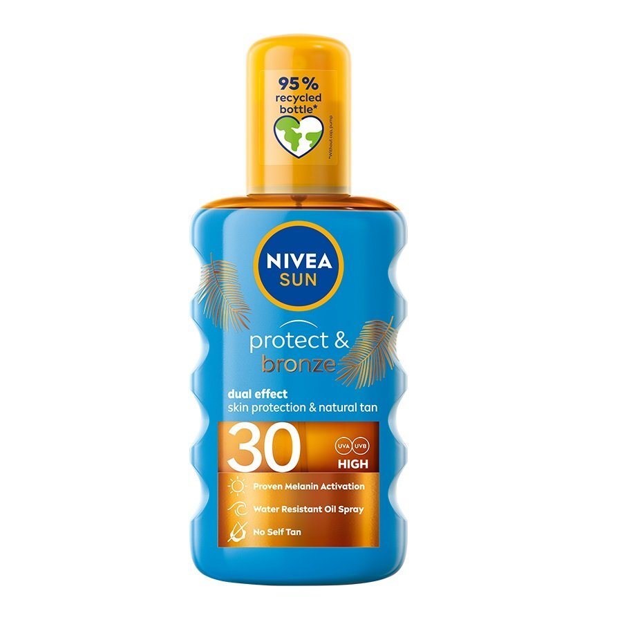 5900017077529 Бронза для защиты от солнца Nivea olejek w sprayu aktywujcy naturaln op 6190₽