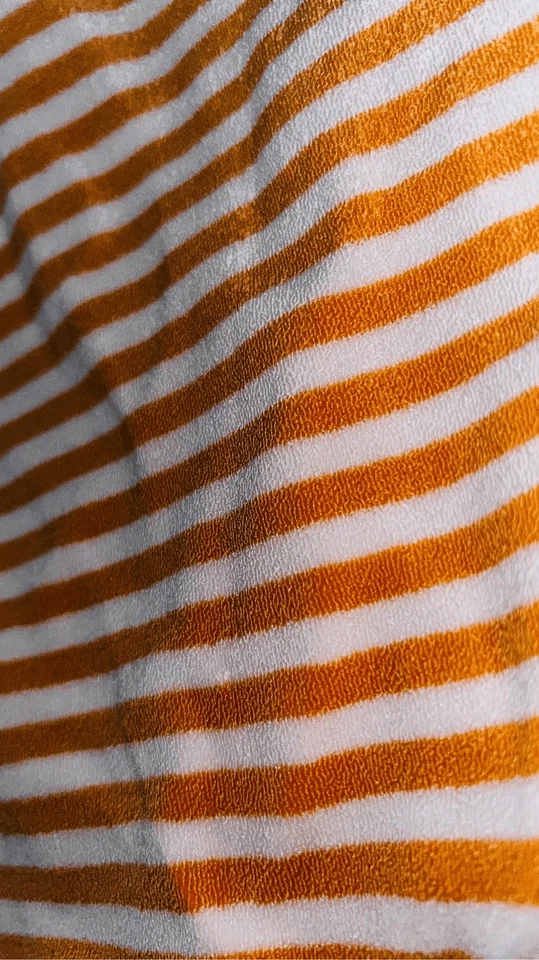 Old Navy Womens Bikini Bottom orange stripes Stretch Elastic Waist XL - Image 2 of 4