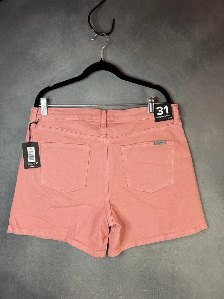 Joe's Jeans Shorts Rose Vintage Easy Pink Denim High Rise Stretch Women 31 - Image 4 of 4