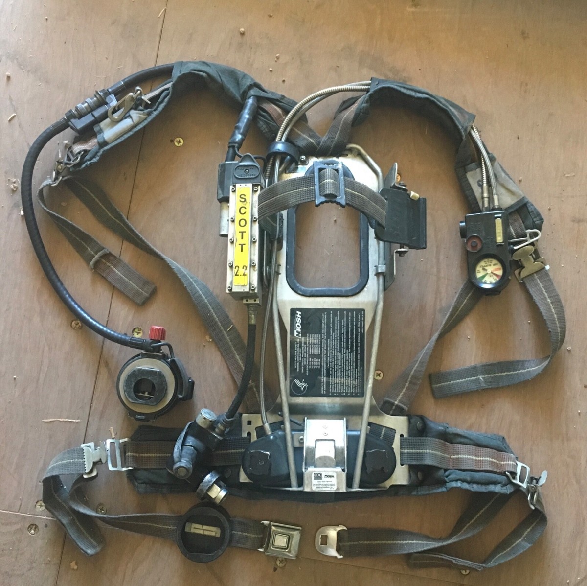 Scott 2.2 AP50 Air Pack Quick Connect HUD Integrated PASS Scott 2.2 AP50 Air Pack Quick Connect HUD Integrated PASS