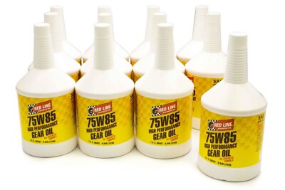 Red Line Oil 50104 Case of 12 Fully Synthetic 75W-85 GL-5 Differential Gear Oil