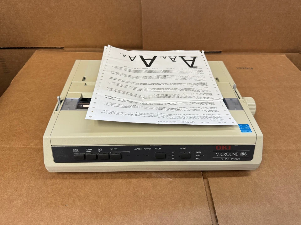 Okidata Microline 186 Parallel USB 62422301 Printer - Complete/Re conditioned - Image 4 of 4