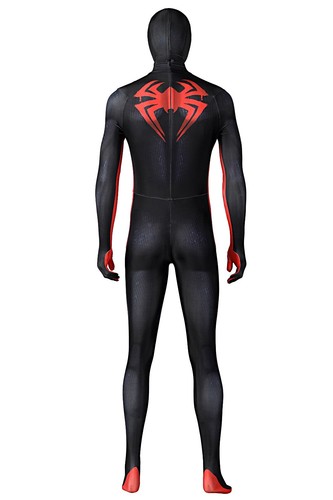 Miles Morales Suit The Across Spider-Verse Spiderman Jumpsuit Cosplay Costume - Picture 4 of 22